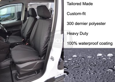 Tailored Fronts - Driver & Single Passenger - no armrest - Black