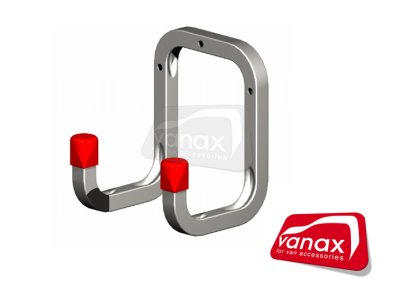 90mm Galvanised Steel Double Wall Hook - 40kg capacity