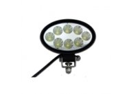 1400 lumens - LED Oval Worklamp - 142mm x 120mm x 65mm