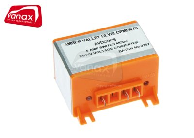 Voltage Converter - 24V to12V - 5 amp continuous load