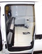 Tilt & Fold Rear Seat, Headrests, 2 x lap and diagonal belts