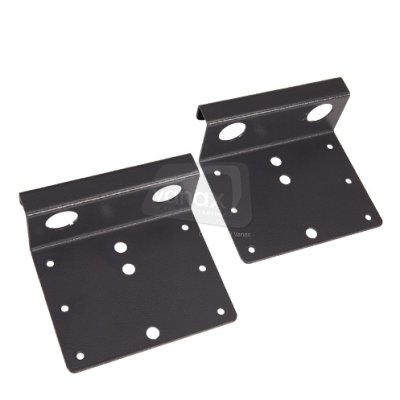 Restraint pole storage holder set for 2 restraint poles