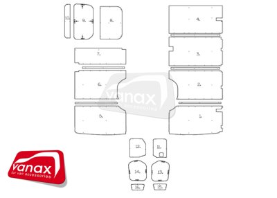 L3 H2 RWD (May 2018-on) - Full Ply Lining Kit