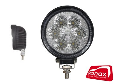 1300 lumens - LED Worklamp - 6 LEDs - 115mm diameter