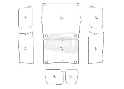 L2 H1 (2018-on) - Full Ply Lining Kit