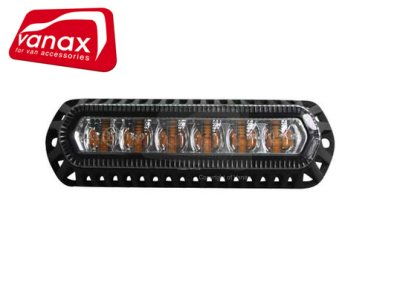 6 x LED Amber Flashing Warning Light