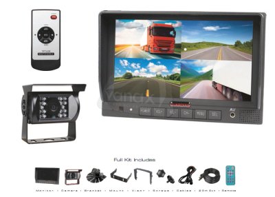 CCTV21Q Reverse System - 7" screen display, night vision camera