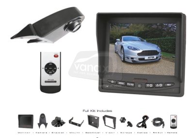 CCTV18A Reverse System - 5.6" screen display, night vision dome