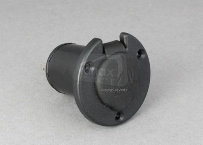 HD Recessed Power Socket Round - 12V 16A Max