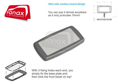 135mm Slim Surface Mount LED interior Light