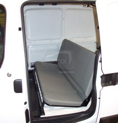 Tilt & Fold Rear Seat, Headrests, 2 x lap and diagonal belts