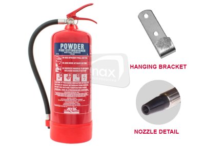 6 Kg Dry Powder Fire Extinguisher with wall bracket