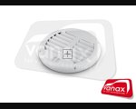 Le Mans Electric Vent - white - with louvre vent grille