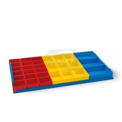 Divider Plate - 3/4 width, full depth for 31mm insert boxes