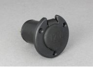 HD Recessed Power Socket Round - 12V 16A Max