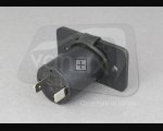 HD Recessed Power Socket Rectangular - 12V 16A Max