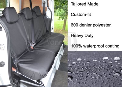 Tailored Rear Single & Double Seat - Black