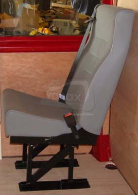 High Back Single with 3pt seat belt, M1/N1 Tested