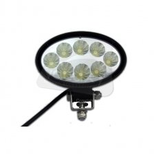 1400 lumens - LED Oval Worklamp - 142mm x 120mm x 65mm